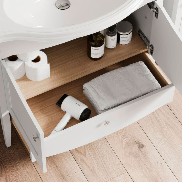 Тумба под умывальник Belux Афины Н 85-01 матовый