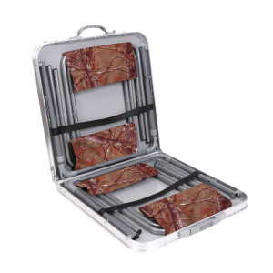 Набор Nika ССТ-К2 складной стол влагостойкий и 4 стула