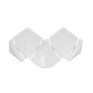 Набор комплектующих для столешницы Ideal 001-G белый глянцевый