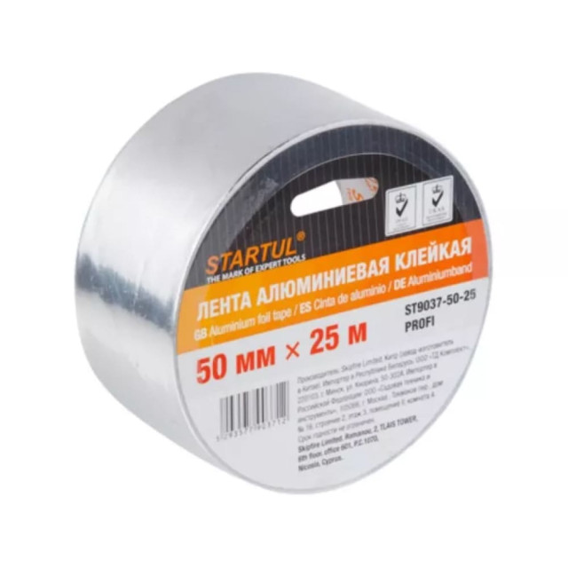 Лента алюминиевая Startul Profi ST9037-50-10 клейкая 50 мм*10 м