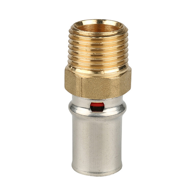 Пресс-фитинг прямой Ape ЗАР1011216 с наружной резьбой 16*1/2''