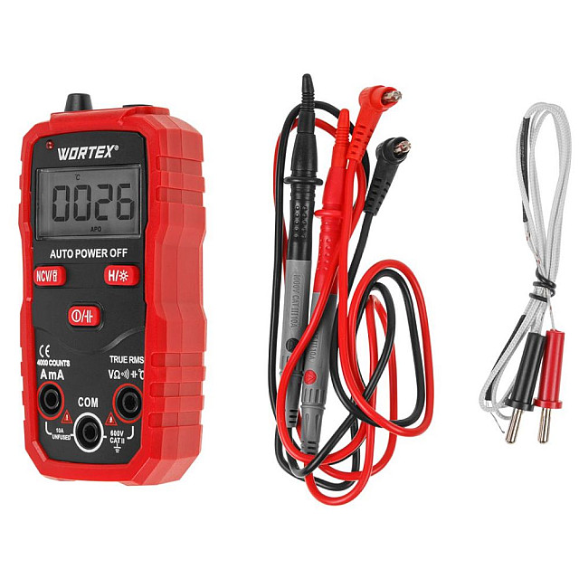 Мультиметр цифровой Wortex AM 1009