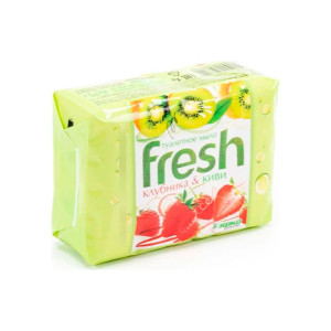 Мыло туалетное Fresh Клубника и киви твердое 4*75 г