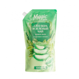 Мыло жидкое Magic Boom Алоэ вера и зеленый чай 1 л