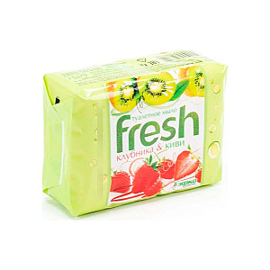 Мыло туалетное Fresh Клубника и киви твердое 4*75 г