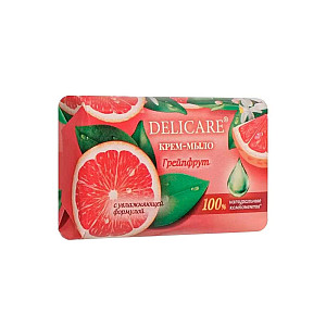 Крем-мыло твердое Delicare грейпфрут 90 г