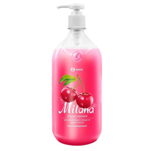 Крем-мыло жидкое Grass Milana спелая черешня 126401 увлажняющее 1000 мл