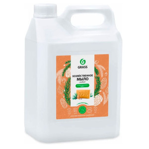Мыло жидкое Grass 125581 хозяйственное с маслом кедра 5 кг