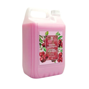Крем-мыло жидкое Grass Milana спелая черешня 126405 увлажняющее 5 кг