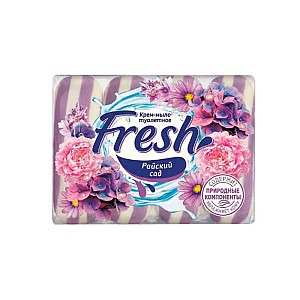 Крем-мыло туалетное Fresh Райский сад 4*75 г
