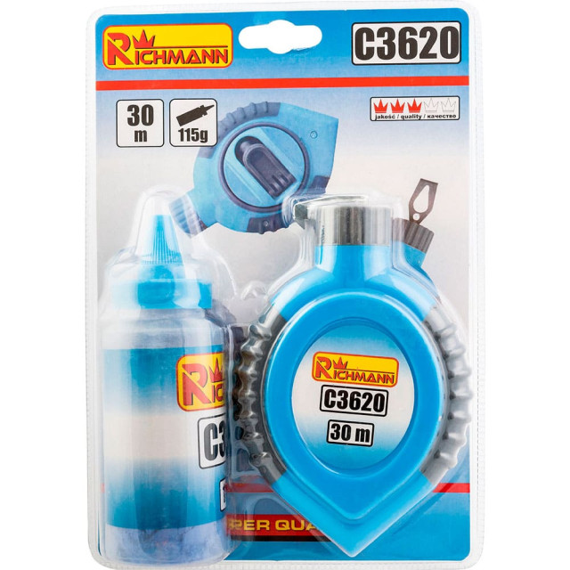 Шнур разметочный Richmann C3620 + мел 30 м