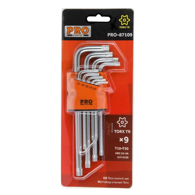 Набор ключей Pro Startul PRO-87109 Torx T10-T50 длинные 9 шт