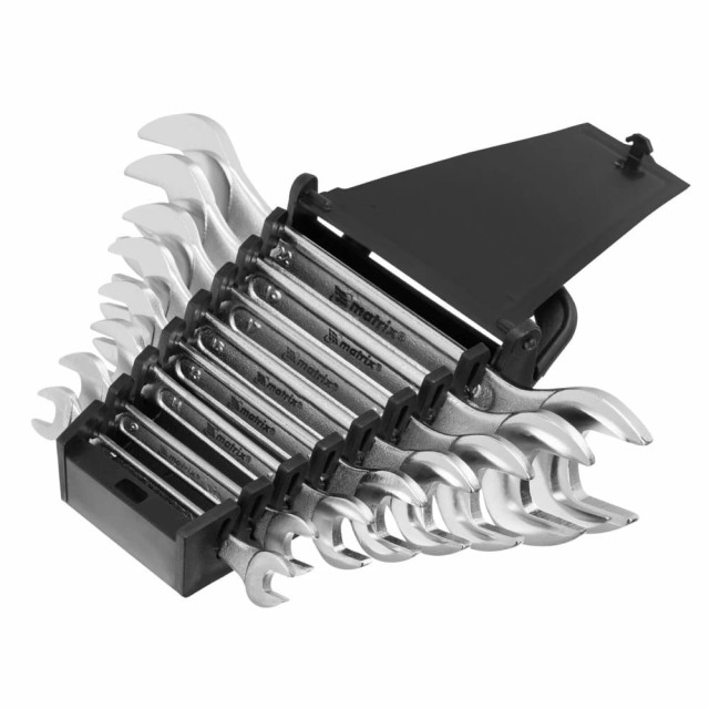 Набор ключей рожковых Matrix 15276 CrV 6-22 мм 8 шт