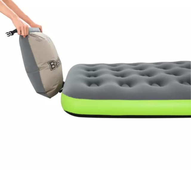 Матрас надувной Bestway Twin 67619 Roll and Relax с насосом-мешком 188*99*22 см