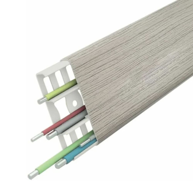 Наличник Ideal Деконика 253 ясень серый 70 мм 2.2 м