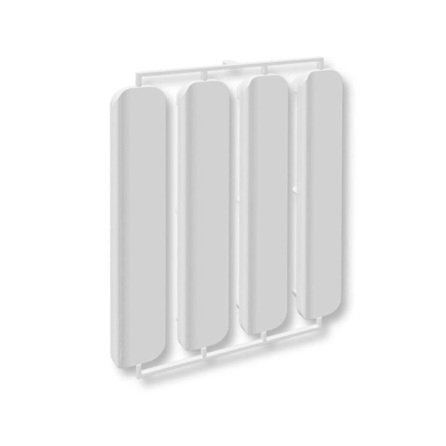 Набор комплектующих для наличника Ideal Deconika 001-0 Белый глянцевый 70 мм