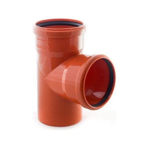 Тройник для наружной канализации РосТурПласт 11678 110*110 мм 87°