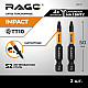 Биты RAGE by VIRA 554145 S2 торсионные TORX T10*50 мм 2 шт