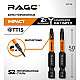 Биты RAGE by VIRA 554146 S2 торсионные TORX T15*50 мм 2 шт