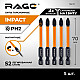 Биты RAGE by VIRA 554127 S2 торсионные PH2*70 мм 5 шт