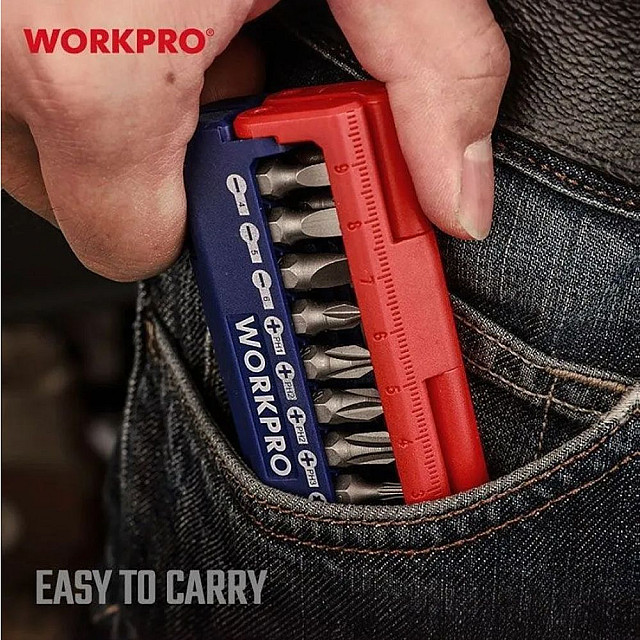 Набор бит Workpro WP221062 13 предметов