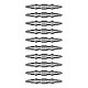 Бита двухсторонняя Gross 112010 PZ2-PZ1*45 мм сталь S2 10 шт