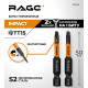 Биты RAGE by VIRA 554146 S2 торсионные TORX T15*50 мм 2 шт