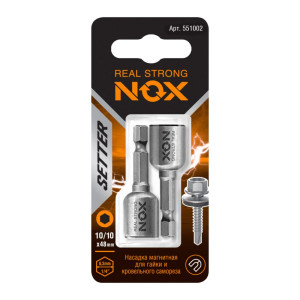 Ключ-насадка Nox 551002 магнитная 10*48 мм 2 шт