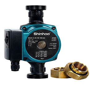 Насос циркуляционный Shinhoo BASIC S 25-4S-180