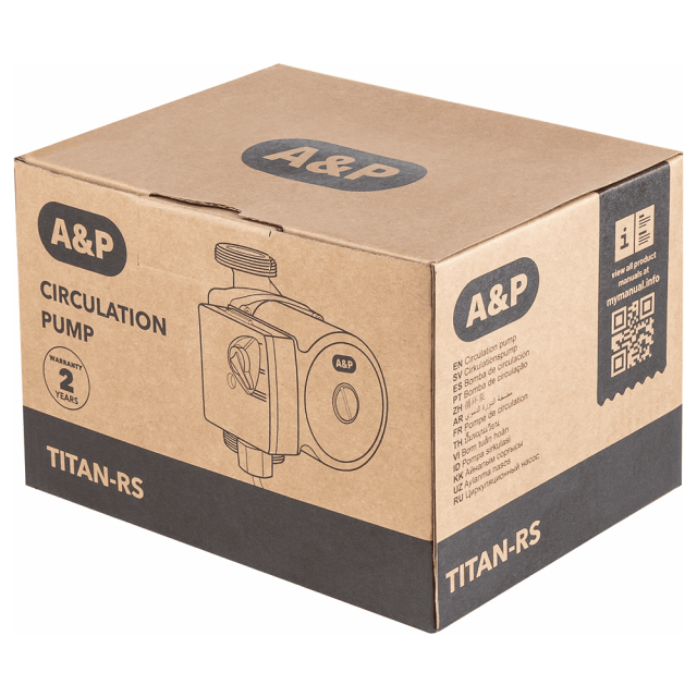 Насос циркуляционный A&P Titan-RS25-60-180