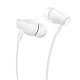 Наушники Borofone BM61 46061 внутриканальные с микрофоном белый 1.2 м