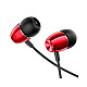 Наушники Borofone BM57 39223 внутриканальные с микрофоном красный 1.2 м