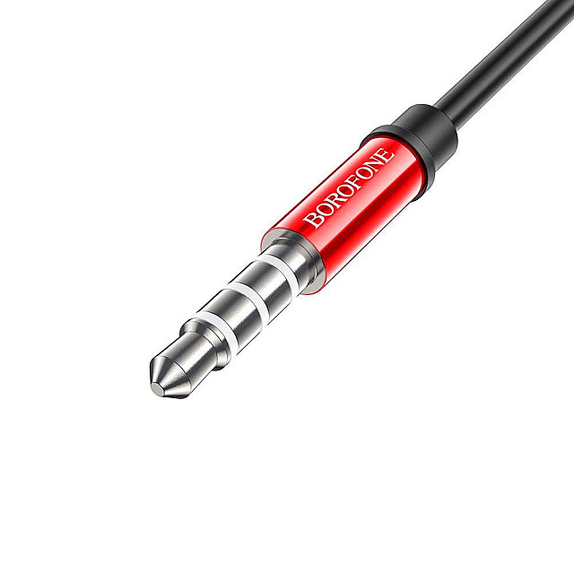 Наушники Borofone BM57 39223 внутриканальные с микрофоном красный 1.2 м