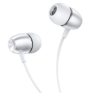 Наушники Borofone BM57 39230 внутриканальные с микрофоном 1.2 м серебро