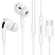 Наушники Hoco M1 Pro внутриканальные с микрофоном для Type-C белый
