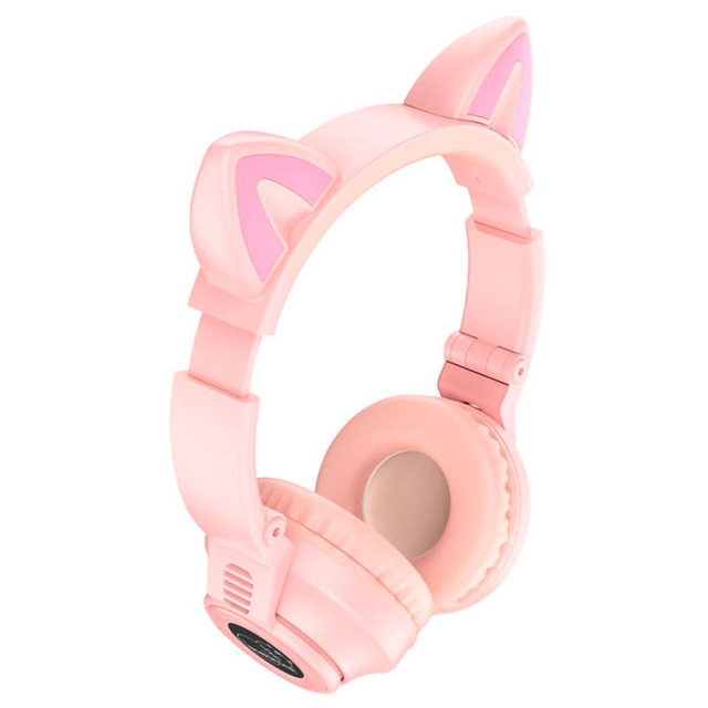 Наушники Borofone BT BO18 CAT 84963 розовые