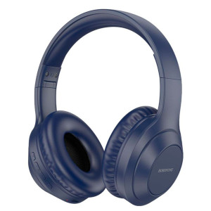 Наушники Borofone BT BO20 87810 полноразмерные с микрофоном синий