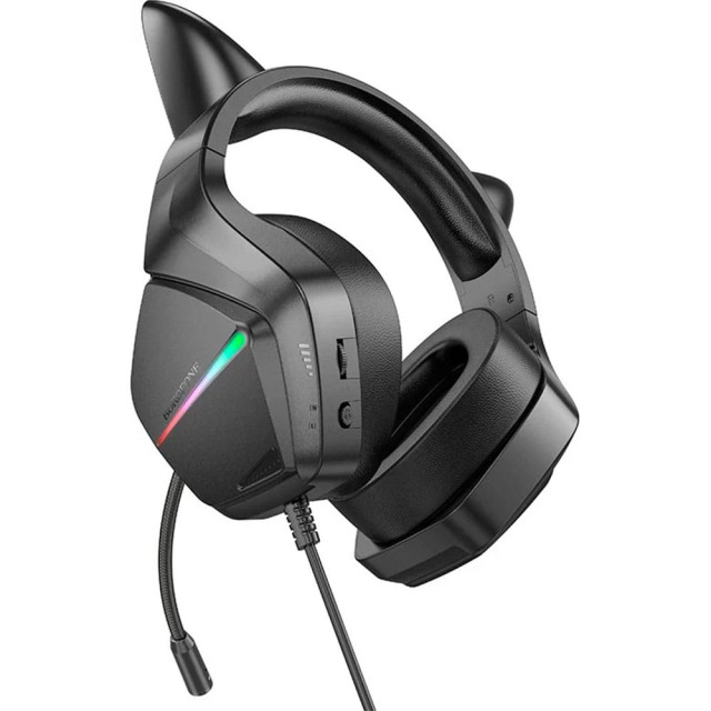 Наушники Borofone BT BO106 O5357 полноразмерные с микрофоном розовый