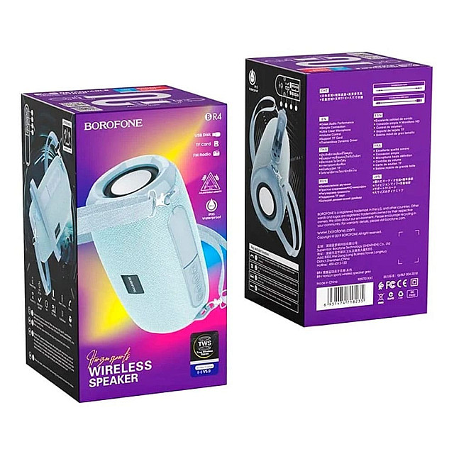 Колонка-Bluetooth Borofone BR4 18235 серый