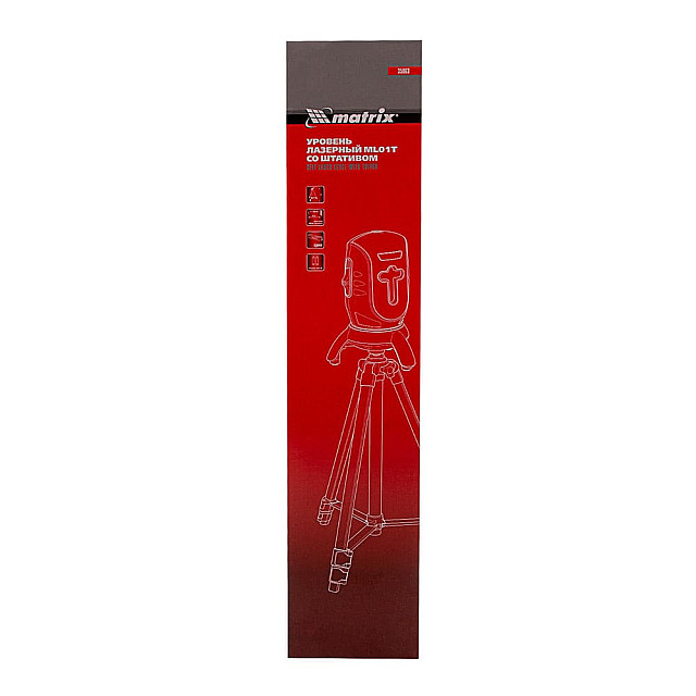 Уровень лазерный Matrix ML01T 35063 штатив 1 м