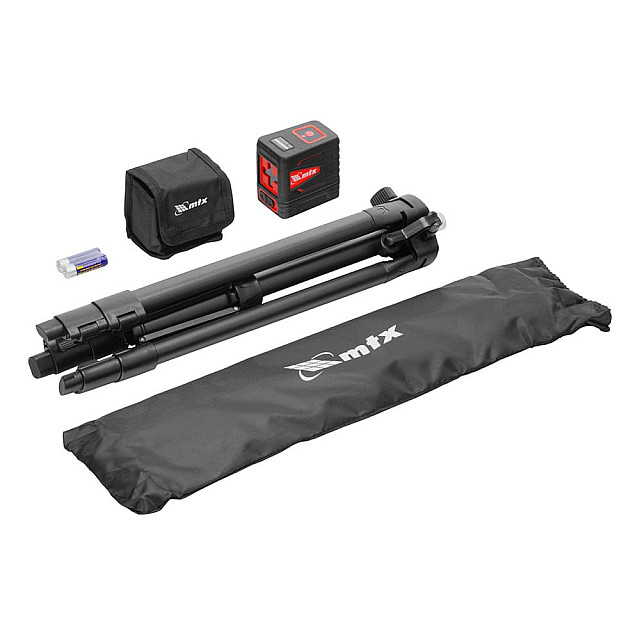 Уровень лазерный MTX QBC RED Pro SET 350105 штатив