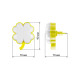 Ночник TDM Electric Народный Клевер SQ0357-0070 с датчиком освещенности желтый