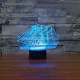Ночник Camelion NL-404 Корабль LED 3Вт RGB USB 3 АА (в комплект не входят)