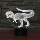 Ночник Camelion NL-405 Динозавр LED 3Вт RGB USB 3 АА (в комплект не входят)