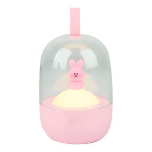 Ночник Lumin-arte TL06 зайчик детский розовый диммируемый сенсорное управление