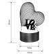 Ночник Camelion NL-400 Сердце LED 3Вт RGB USB 3 АА (в комплект не входят)