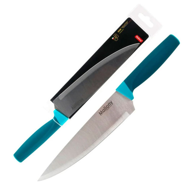 Нож Mallony Velutto MAL-01VEL 005524 с рукояткой софт-тач поварской 20 см