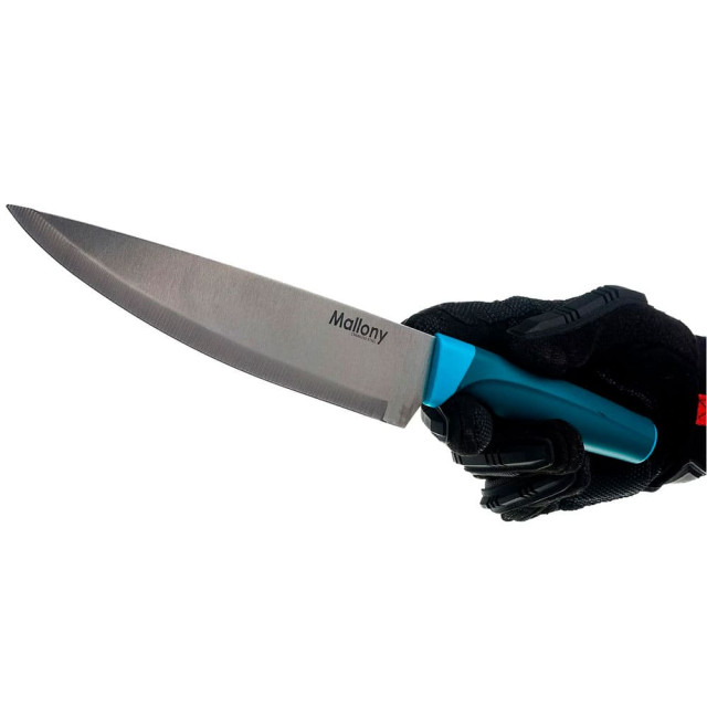 Нож Mallony Velutto MAL-01VEL 005524 с рукояткой софт-тач поварской 20 см