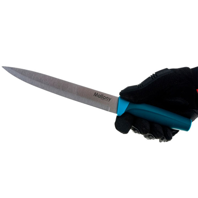 Нож Mallony Velutto MAL-02VEL 005525 с рукояткой софт-тач разделочный 20 см