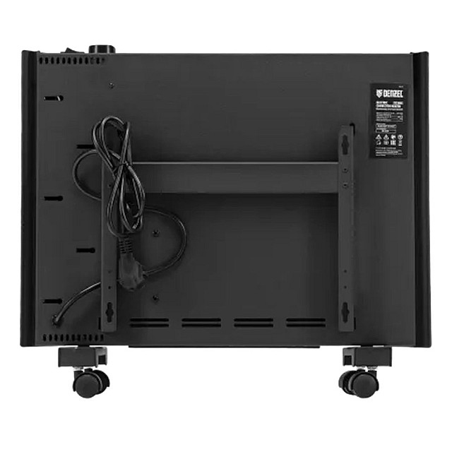 Конвектор электрический Denzel XCE-1000В черный с сушилкой
